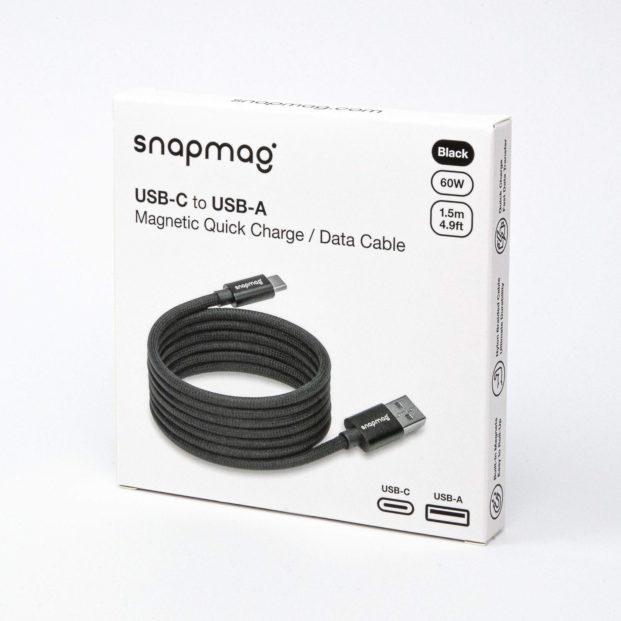 USB-C a A | 1,5 m | BLACK EDITION snapmag